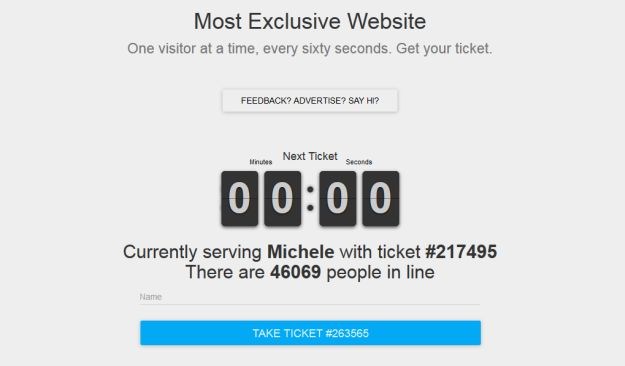 Tisuće ljudi čekaju u redu da uđu na "najekskluzivniju stranicu na internetu"
