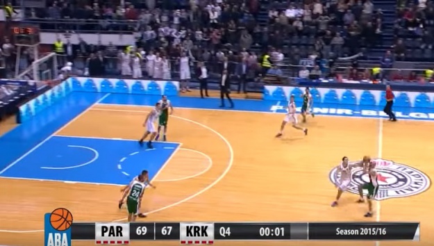 Video dana: Slovenac tricom s centra u zadnjoj sekundi šokirao Partizan