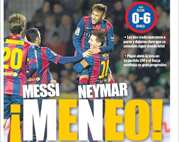 Svjetske naslovnice: Barcelonin "MeNeo" i Realovo čudo