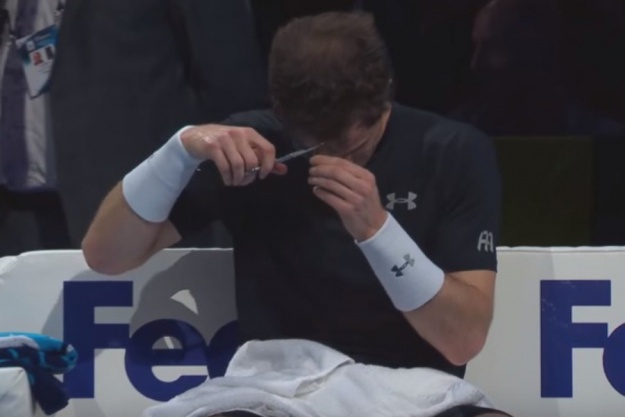 Dosad neviđeno: Murray se ošišao usred meča s Nadalom