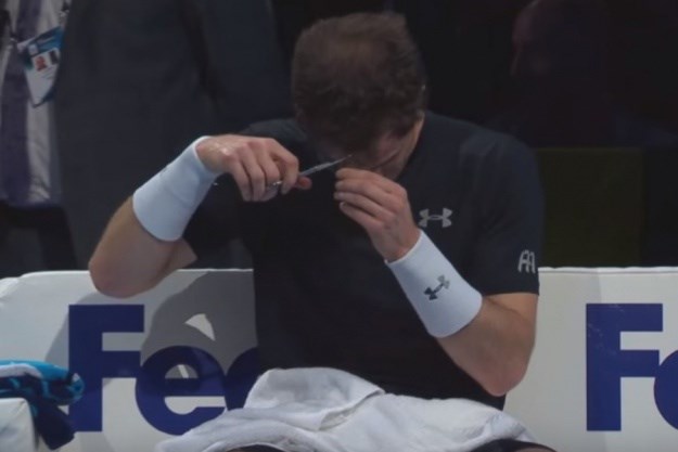 Dosad neviđeno: Murray se ošišao usred meča s Nadalom