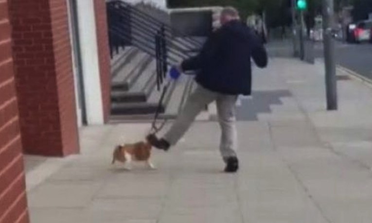 Policija traži Britanca koji je u javnosti šutao svoga psa u lice