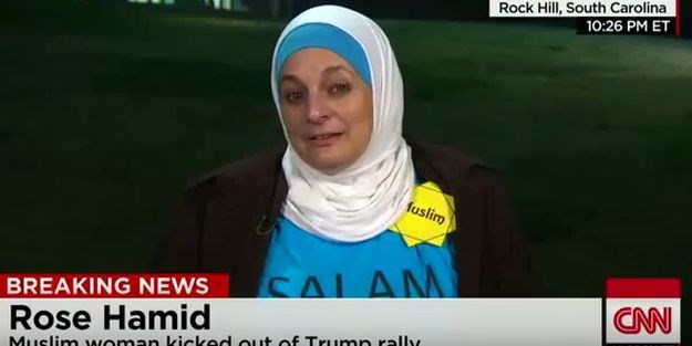 Muslimanka izbačena sa skupa Donalda Trumpa zbog mirnog prosvjeda, pristaše vikale "Ima bombu!"