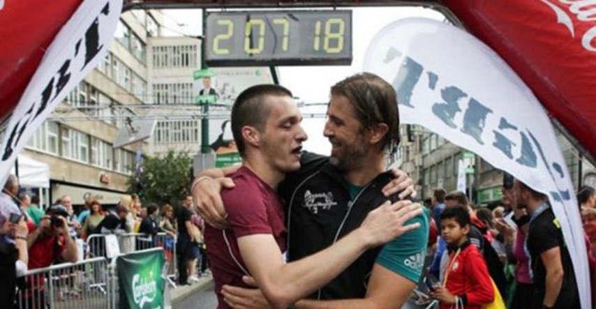 Scene za pamćenje u Sarajevu: Slijepi mladić šest mjeseci trenirao s Ironmanom i istrčao polumaraton