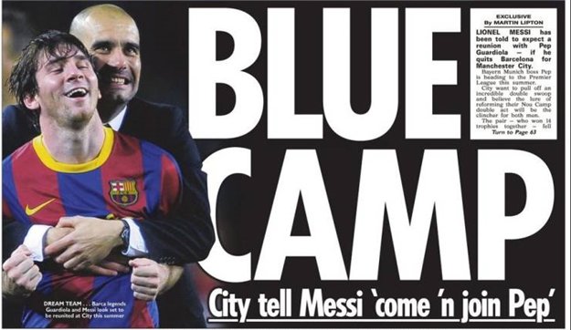 Svjetske naslovnice: Messi i Guardiola ponovno zajedno?