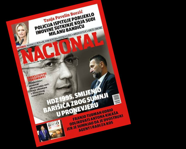 Nacional: HDZ je 1995. smijenio ministra Barišića zbog sumnji u pronevjeru
