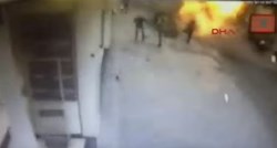 Objavljena snimka eksplozije: Napadač pokušao detonirati bombu na mjestu s više ljudi, ali se prepao policije