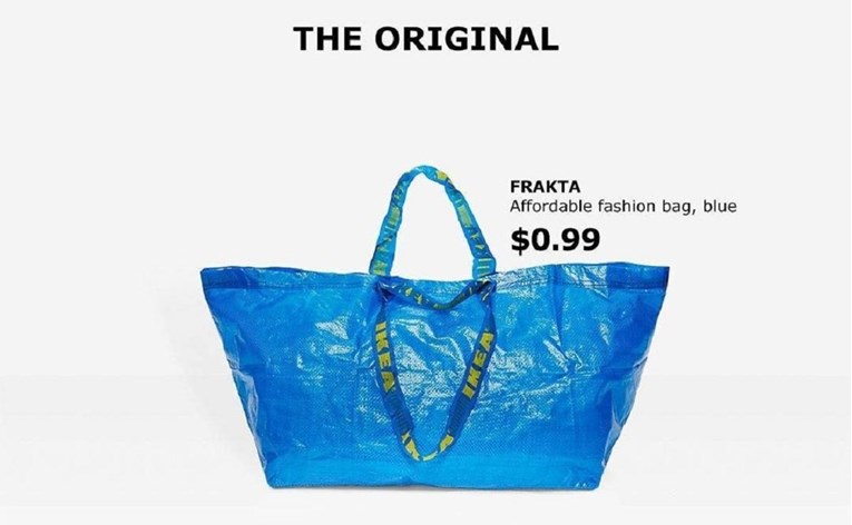 Ikea nasmijala internet svojim odgovorom na Balenciaginu "kopiju" njihove vrećice