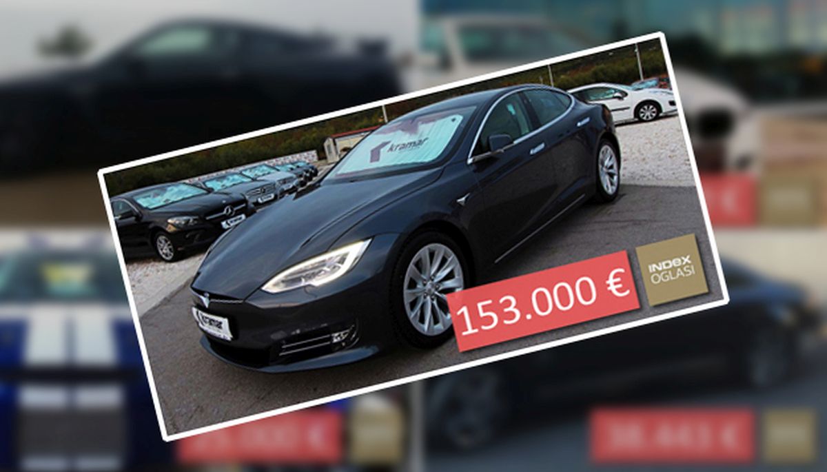Među pet najjačih auta na Index Oglasima je i jedan Tesla, znamo i po kojoj cijeni se prodaje