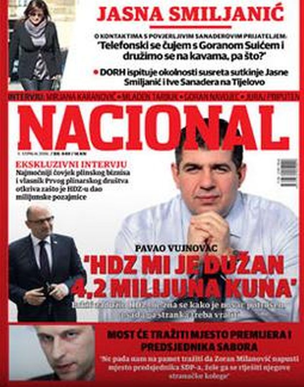 Nacional: Plinski biznismen HDZ-u posudio 4,2 milijuna kuna, "Ako im dođe USKOK, gotovi su"