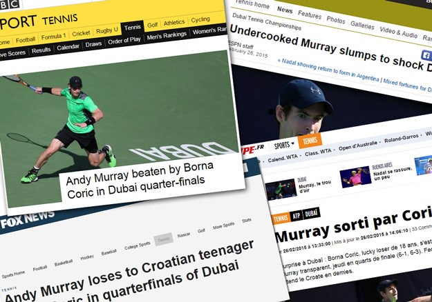 Svjetski mediji: Hrvatski tinejdžer pregazio Murrayja!