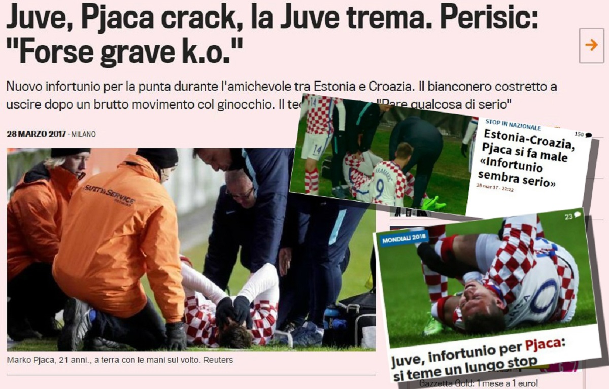 TALIJANI LUDI ZBOG PJACE "Juveova zvijezda opet nokautirana na bezveznoj utakmici Hrvatske"