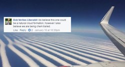 FOTO Snimio sjajne fotke oblaka i uznemirio teoretičare zavjera: "Ovo je dokaz chemtrailsa"