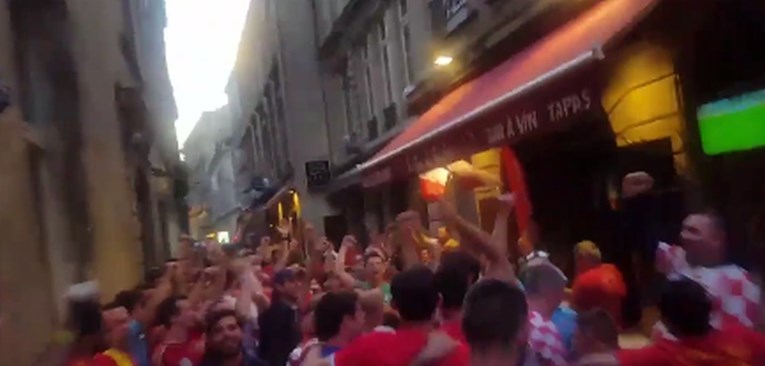 VIDEO Hrvatske pjesme odjekuju Bordeauxom
