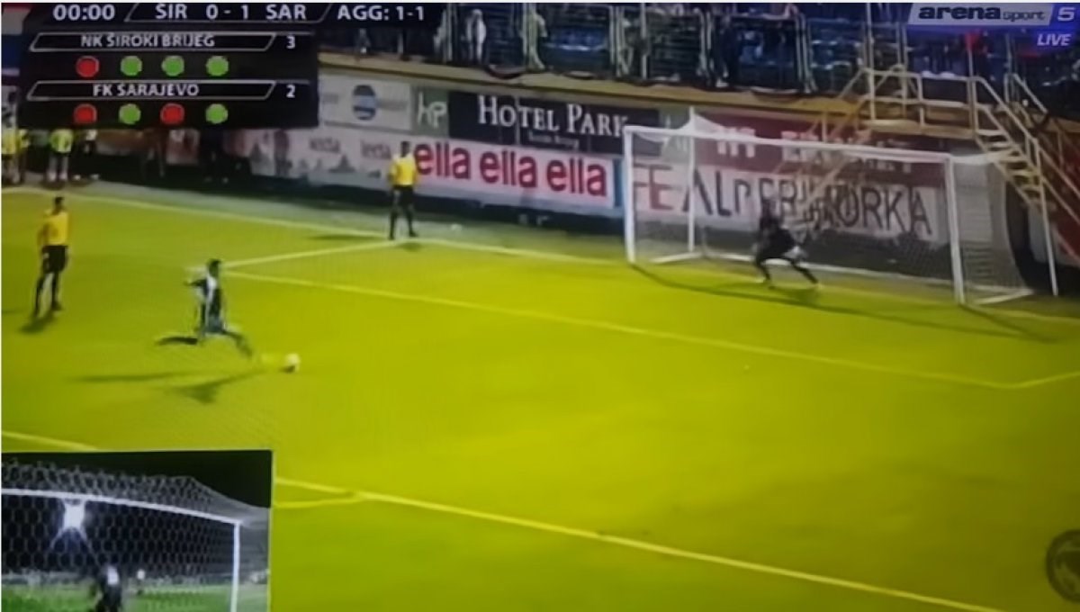 SAMO U BOSNI I HERCEGOVINI U finalu Kupa usred penala dvije minute reklama