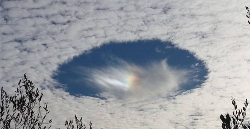 Rupa u nebu: Fascinantan meteorološki fenomen snimljen iz Biograda i okolice