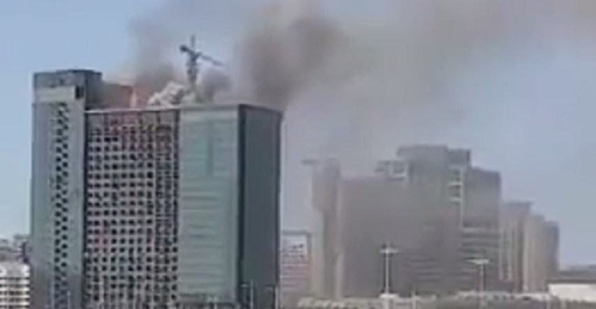 Požar u 28-katnom neboderu u Abu Dhabiju, 13 ozlijeđenih