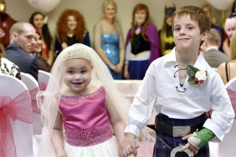 Teško bolesna petogodišnja djevojčica dobila vjenčanje iz snova