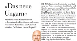 Njemačka zgroženost Hasanbegovićem ne prestaje, Die Zeit: Hrvatska je nova Mađarska