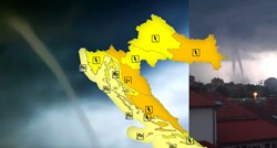 TEMPERATURE PALE NA KOPNU Danas moguće jako nevrijeme u Dalmaciji, Meteoalarm predviđa i pijavice