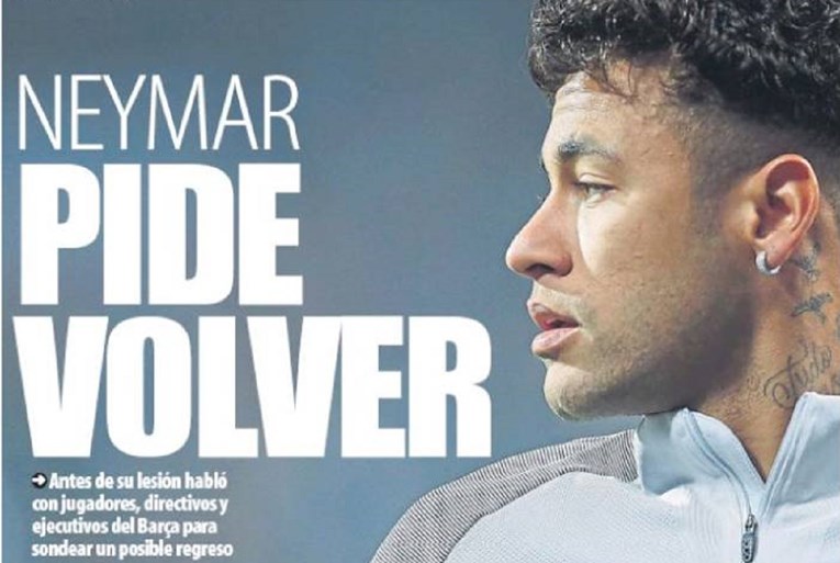 NEYMAR SE NUDI BARCELONI "Pogriješio sam, primite me natrag"