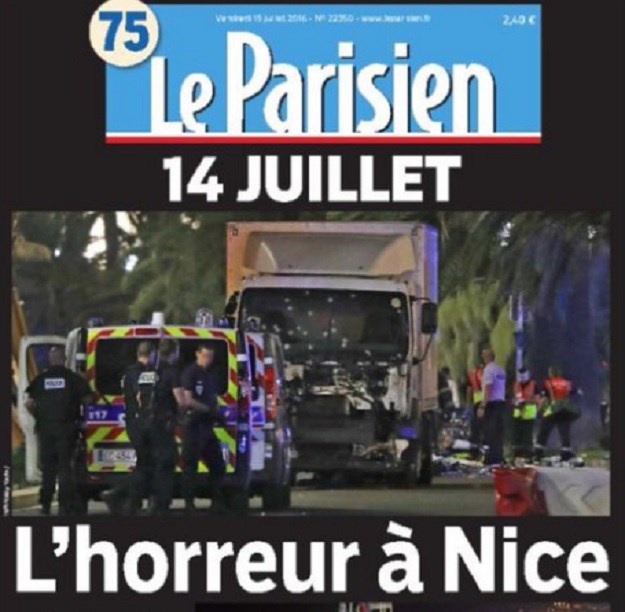 SVJETSKE NASLOVNICE Horor Nice: Deseci mrtvih u masakru na Dan Bastilje