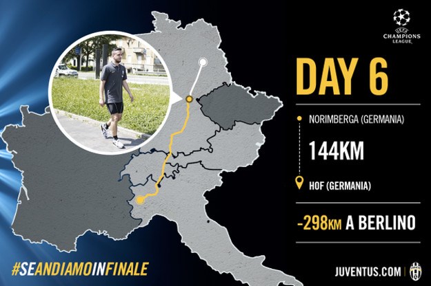 Juventusov navijač hoda i biciklira 1150 kilometara od Torina do Berlina kako bi uživo gledao finale LP!