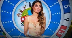 Dekolte o kojem priča cijela Srbija: Manekenka obiteljski kviz vodila u seksi haljini