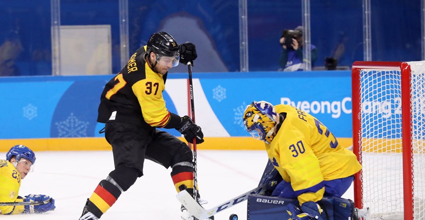 NAJVEĆE IZNENAĐENJE OLIMPIJSKOG TURNIRA Njemački hokejaši u produžetku izbacili Švedsku
