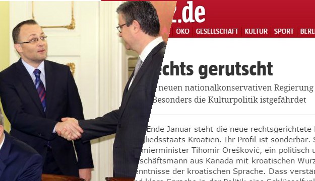Die Tageszeitung: Napetosti u Hrvatskoj događaju se jer nije došlo do suočavanja s prošlošću