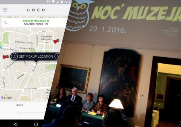 Dosad najbogatija Noć muzeja: Uber besplatno vozi od muzeja do muzeja (i dijeli krafne i vodu)
