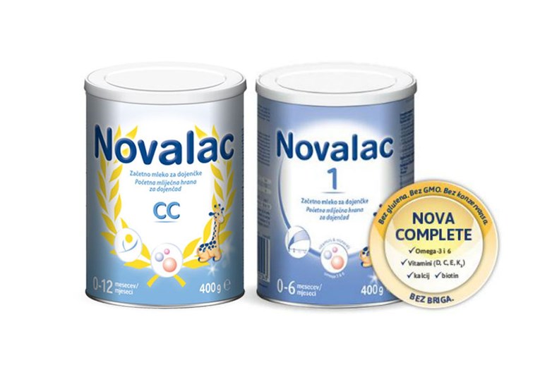 Hrana za dojenčad Novalac CC i  Novalac 1 povučene s tržišta