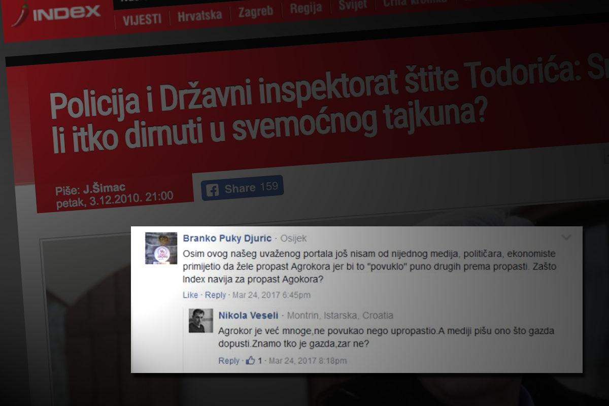 Sjetimo se kako je rulja pljuvala po Indexu dok smo pisali o Todoriću