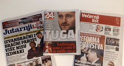 Vodeće hrvatske novine danas su izašle bez čovjeka s križem na naslovnici
