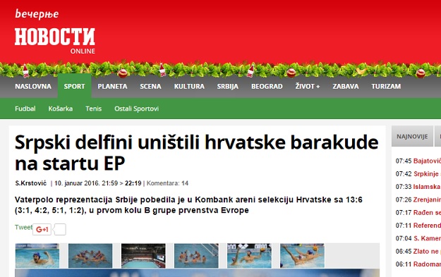 Srbija slavi veliku pobjedu: "Hrvati nisu znali što ih je snašlo"