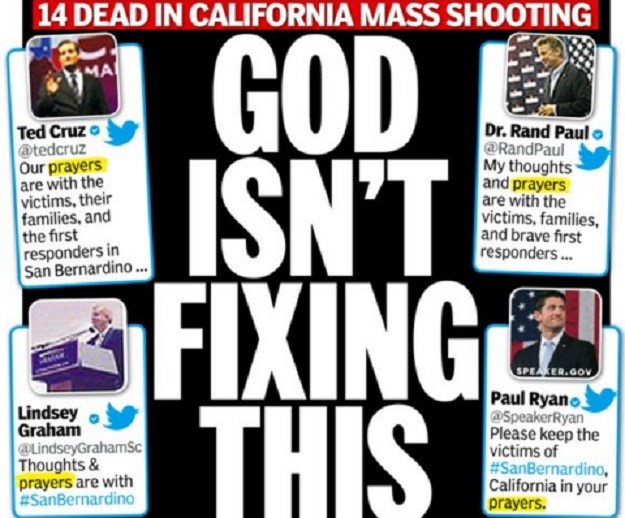 NY Daily News oduševio današnjom naslovnicom vezanom za pokolj u Kaliforniji