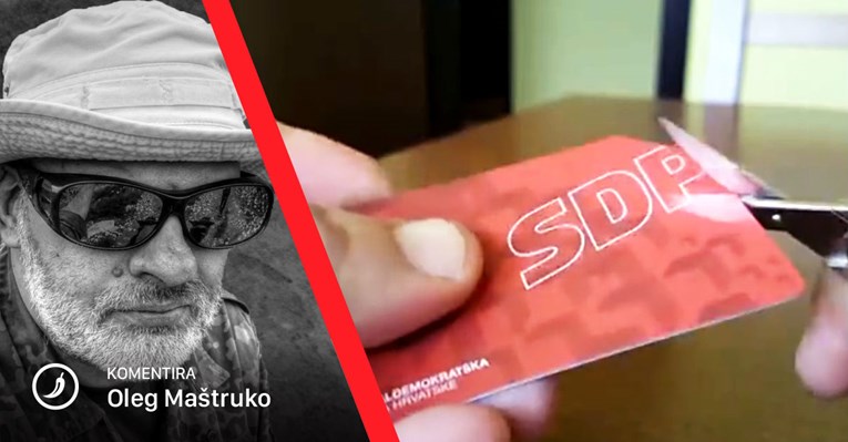 SDP-ovac koji reže stranačku iskaznicu je prava slika Hrvatske