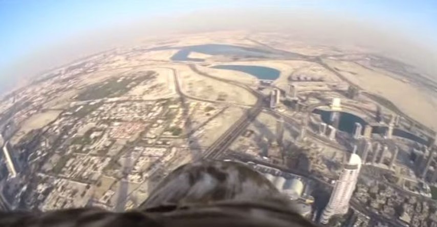 Spektakularna snimka orlova leta s najvišeg nebodera na svijetu