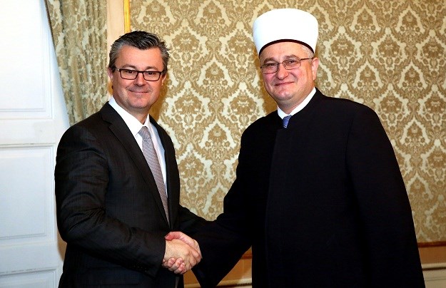 Orešković se sastao s muftijom Azizom ef. Hasanovićem: Zadovoljni odnosom Vlade i Islamske zajednice