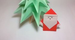 Predbožićna zabava za cijelu obitelj: Izradite origami Djeda Mraza, božićno drvce i zvijezdu!