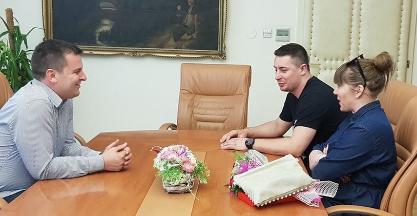 BB Orkyja i Anu iz Mladeži HDZ-a primio bjelovarski gradonačelnik