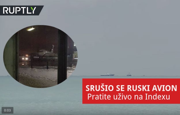 VIDEO - IŠAO JE U SIRIJU Srušio se avion ruskog ministarstva obrane s 92 osobe, svi poginuli