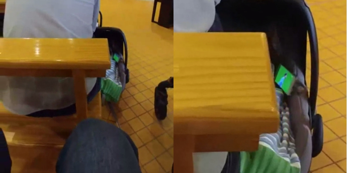 Svi u crkvi su mislili da se ponizno moli, a on je iz nosiljke s djetetom gledao derbi!