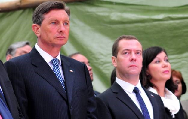 Medvedev zahvalio Slovencima na prijateljskom odnosu s Rusijom