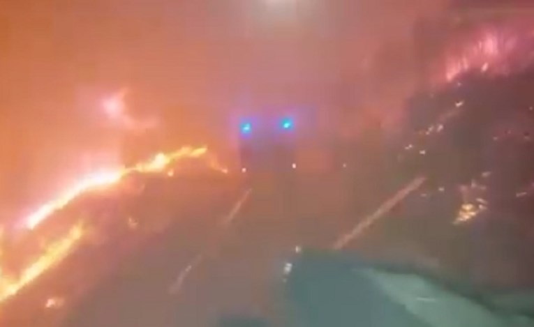 Zbog požara zatvorena cesta između Dubrovnika i Mostara