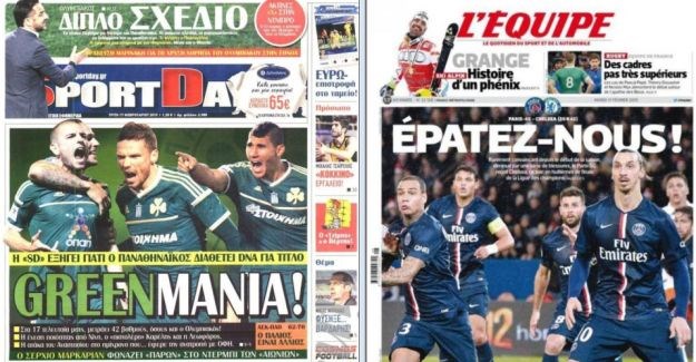Hrvati na grčkim sportskim naslovnicama, Europa bruji o sudaru Mourinha i Zlatana