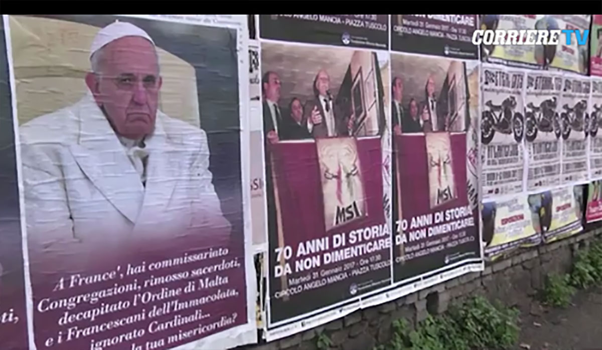 Plakati protiv Pape u Rimu: "Gdje ti je milosrđe?"