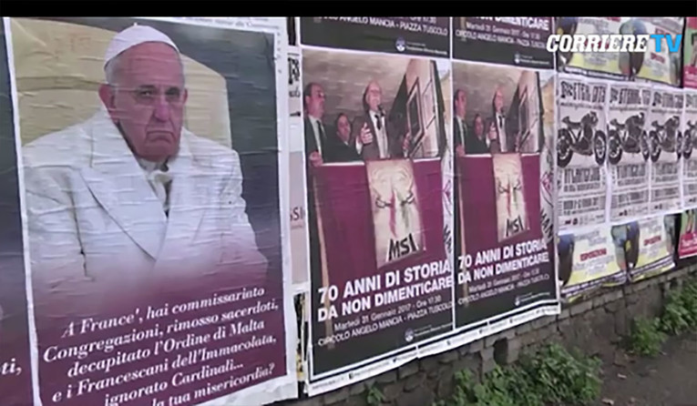 Plakati protiv Pape u Rimu: "Gdje ti je milosrđe?"
