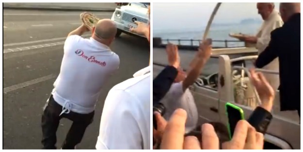 Ovako to izgleda kad Papi dostavljate pizzu