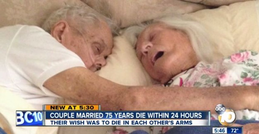Ispunjena im je zadnja želja: Preminuli su zajedno zagrljeni u svom krevetu